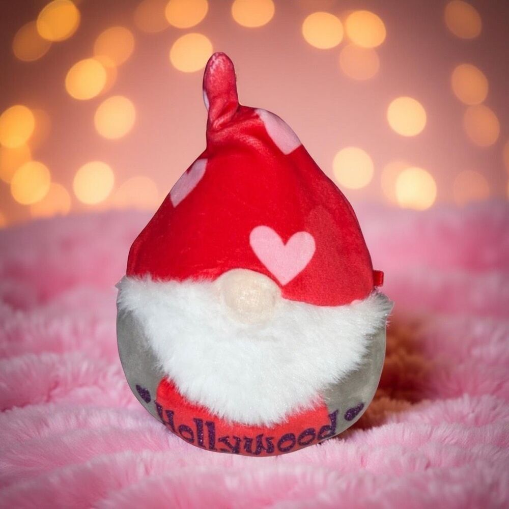 Rare Valentine Hollywood Gnome Squishmallow Plush 3.5” P43